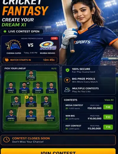 7 Satta (a 7 satta king) fantasy cricket & matchday visual 3